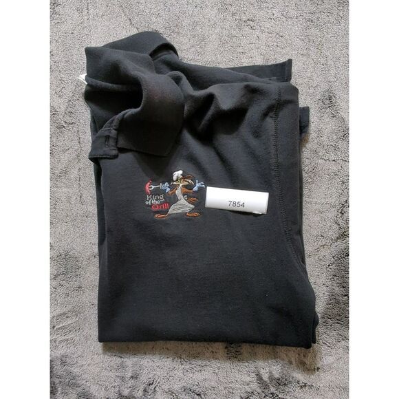 Vintage Warner Bros. Wiley Coyote Short Sleeve Polo Men's Size Large - Picture 12 of 12